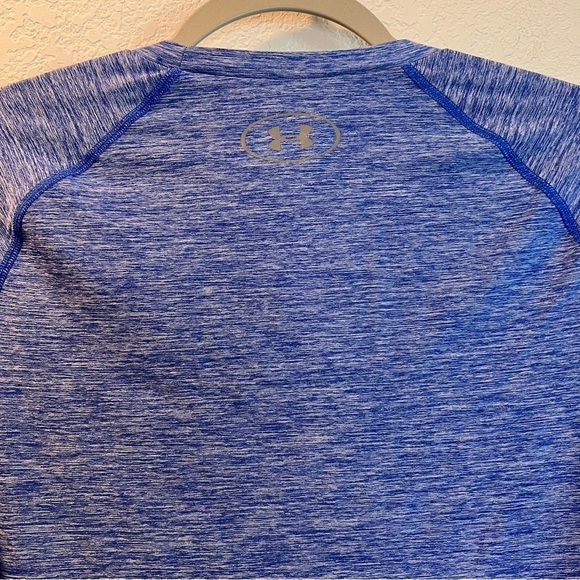 Women’s Under Armour blue heat gear long sleeve compression shirt size large L - Picture 2 of 6